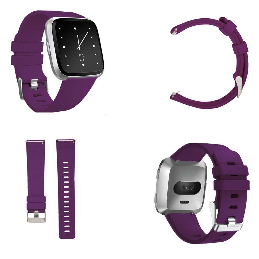 GOGOUP Dây Đeo Mềm Màu Kẹo Cho Đồng Hồ Thông Minh Fitbit Versa Lite Versa 2