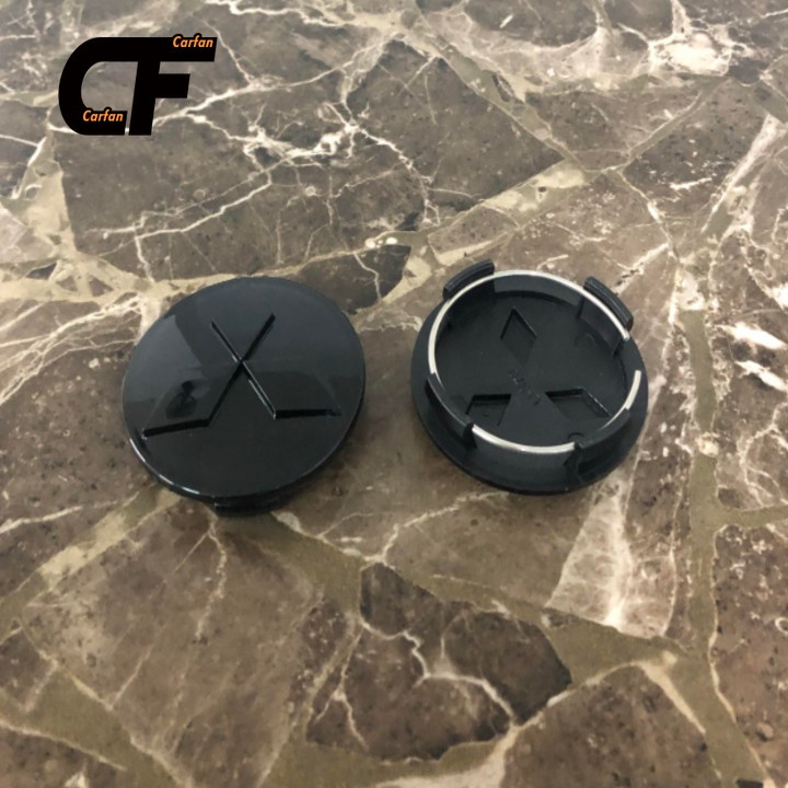 1 mục Biểu tượng Logo chụp mâm, vành bánh xe ô tô Mitsubishi kích thước 60mm/ Mã SP-MTS60 Hubcaps.