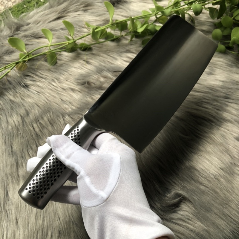 Dao chặt xương chính hãng global, nặng 450g, dài 30cm, dày 3.5li, sắc bén, không rỉ