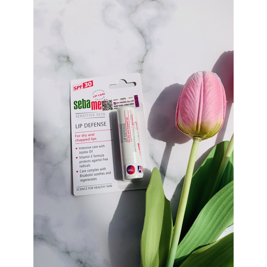 Son dưỡng bảo vệ môi Sebamed pH5.5 Sensitive Skin Lip Defense 4.8g TẶNG mặt nạ Sexylook (Nhập khẩu)