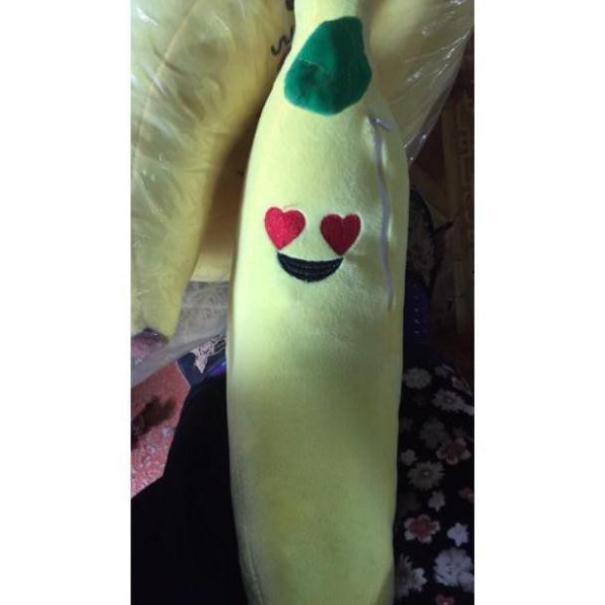 Gối ôm gấu bông trái chuối nhồi bông đáng yêu