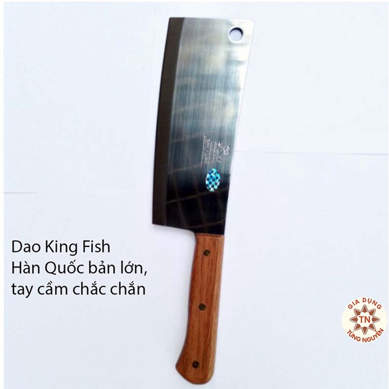 Dao chặt xương thịt,,cá,đồ cứng Hàn Quốc King Fish ...thiết kế sang trọng siêu bền [DAO CHẶT]