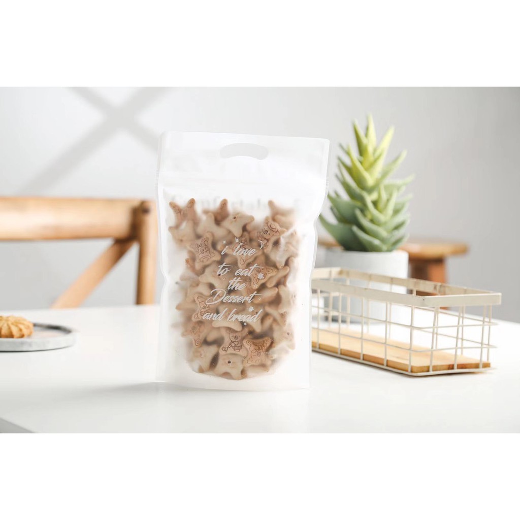 Combo 50 túi zip đựng bánh kẹo làm quà tặng 15x23cm có nhiều hoa văn