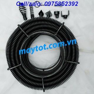 Dây thông tắc cống dùng cho máy khoan