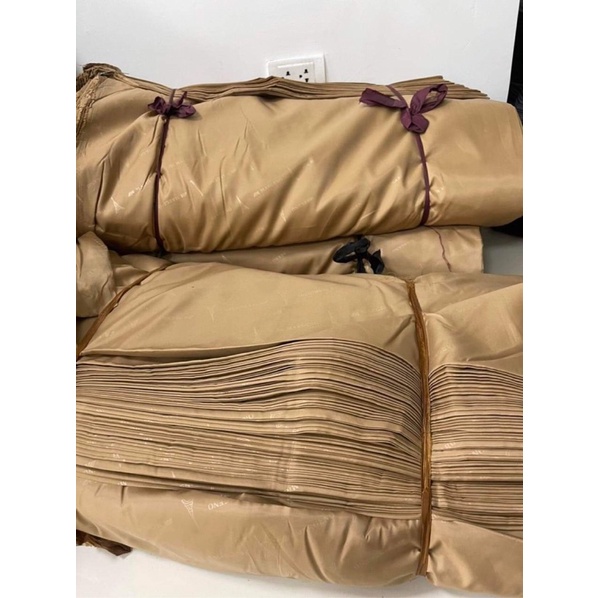 Vải lót túi xách handmade màu nâu be