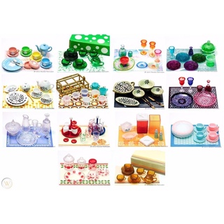 Re-ment rement mô hình tableware