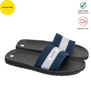 Dép nam quai ngang phối màu kiểu trơn đơn giản DTL444- GIAVY