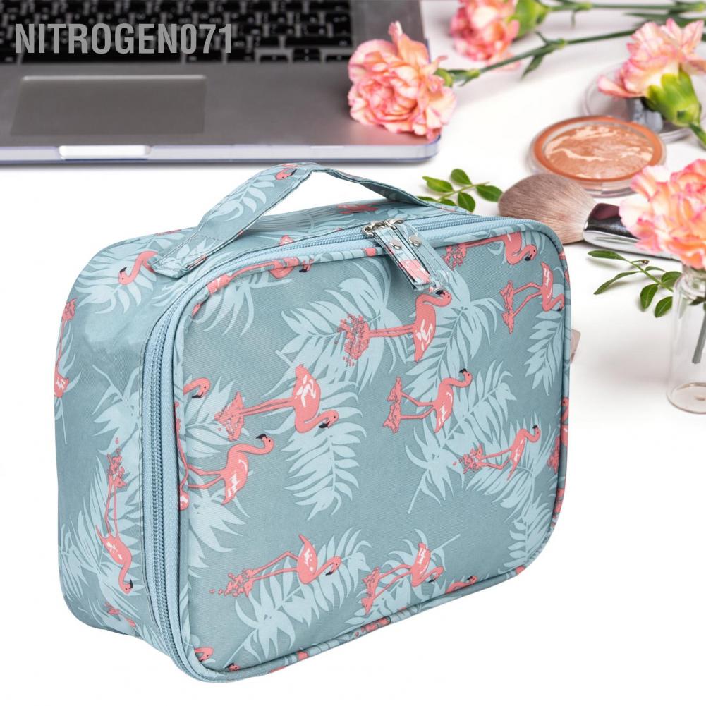 Nitrogen071 Túi đựng đồ vệ sinh Nylon bền chống thấm nước Thiết kế thời trang đa chức năng Dung tích lớn du lịch