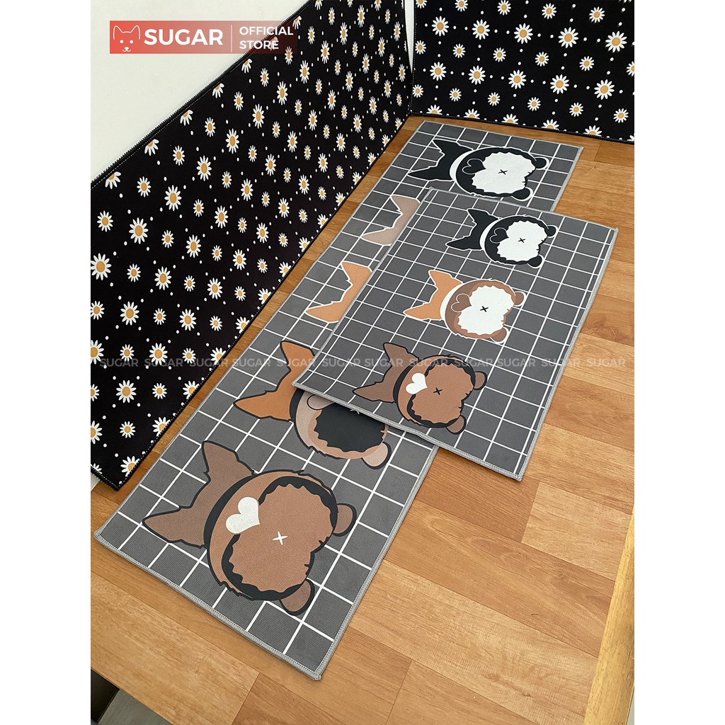 THẢM BẾP - THẢM LAU CHÂN CAO CẤP HIỆN ĐẠI ĐÁY CHỐNG TRƯỢT AN TOÀN - HÌNH DỄ THƯƠNG