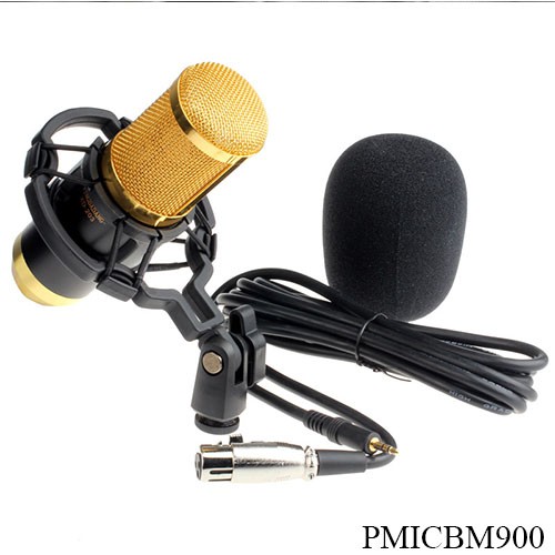 Mic thu âm - Livestream BM900 chuyên dùng cho soundcard, mixer... Mic thu âm tốt, hát karaoke hay