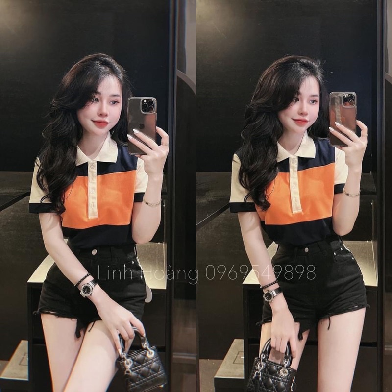 ÁO POLO PHỐI NHIỀU KIỂU, NHIỀU MÀU CHO NỮ HOT HIT