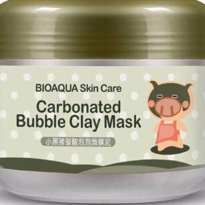 10 hộp Mặt nạ sủi bọt thải độc  bì heo Carbonated Bubble Clay mask Bioaqua nội địa Trung