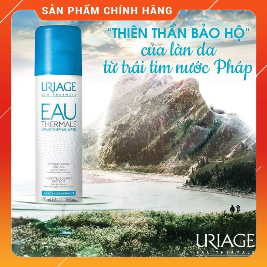 Xịt khoáng dưỡng ẩm &amp; cân bằng da Uriage Eau Thermale Water 150ml