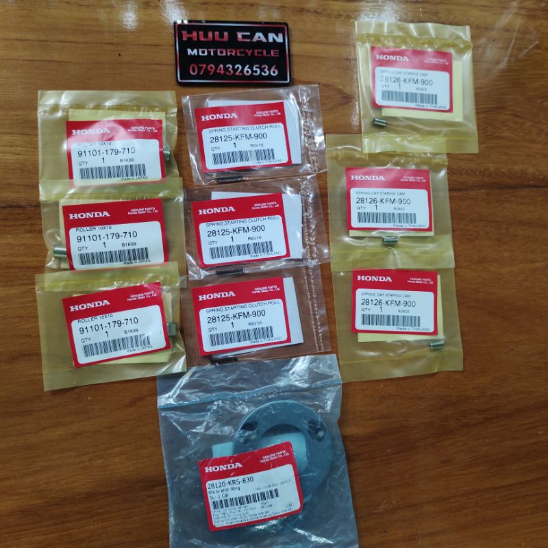 BỘ BI ĐỀ 10 CHI TIẾT HONDA WAVE THÁI 100 , WAVE ALPHA, WAVE ZX, DREAM VÀ NHIỀU DÒNG XE KHÁC