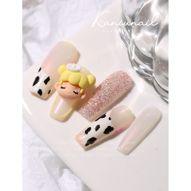 Charm Bé Gái CUTE Màu Kẹo Hoạt Hình Đáng Yêu