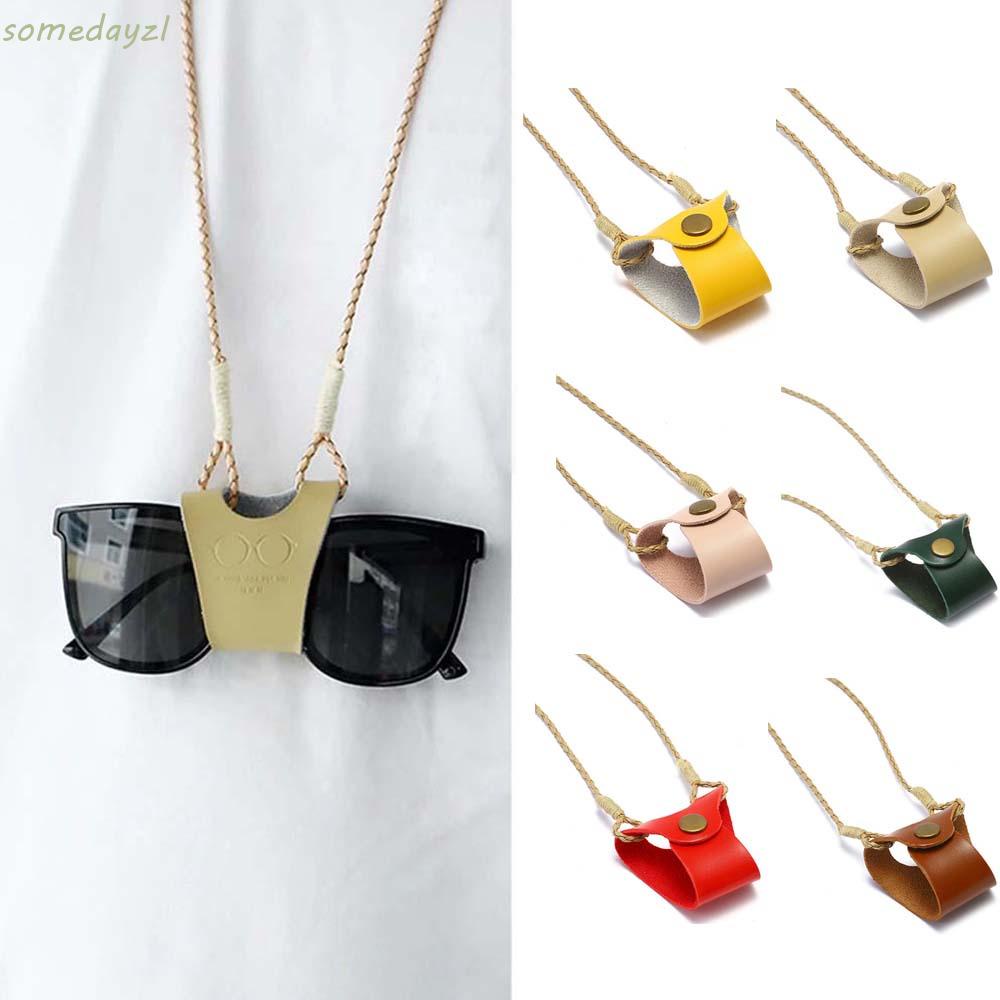 Vỏ Bọc Bảo Vệ Mắt Kính Mini Có Dây Đeo Cổ Thời Trang Cho Nam Nữ