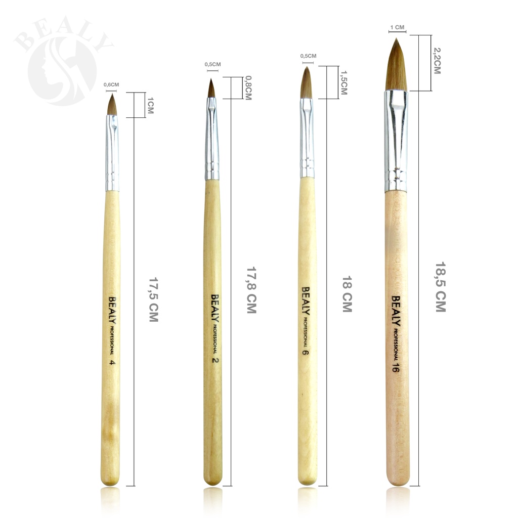 Cọ Đắp Bột Móng BEALY