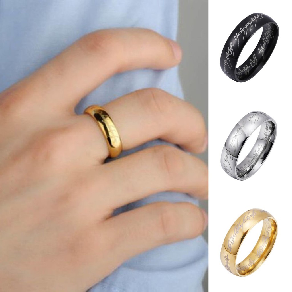 Nhẫn Thời Trang Đường Phố Bằng Thép Không Gỉ Cho Nam & Nữ