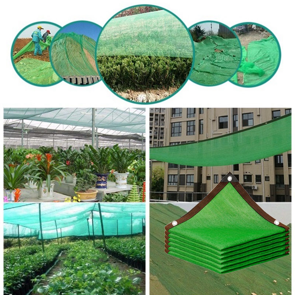 Tấm lưới phủ chống nắng 95% nhiều kích thước màu xanh lá cho sân vườn chất lượng
