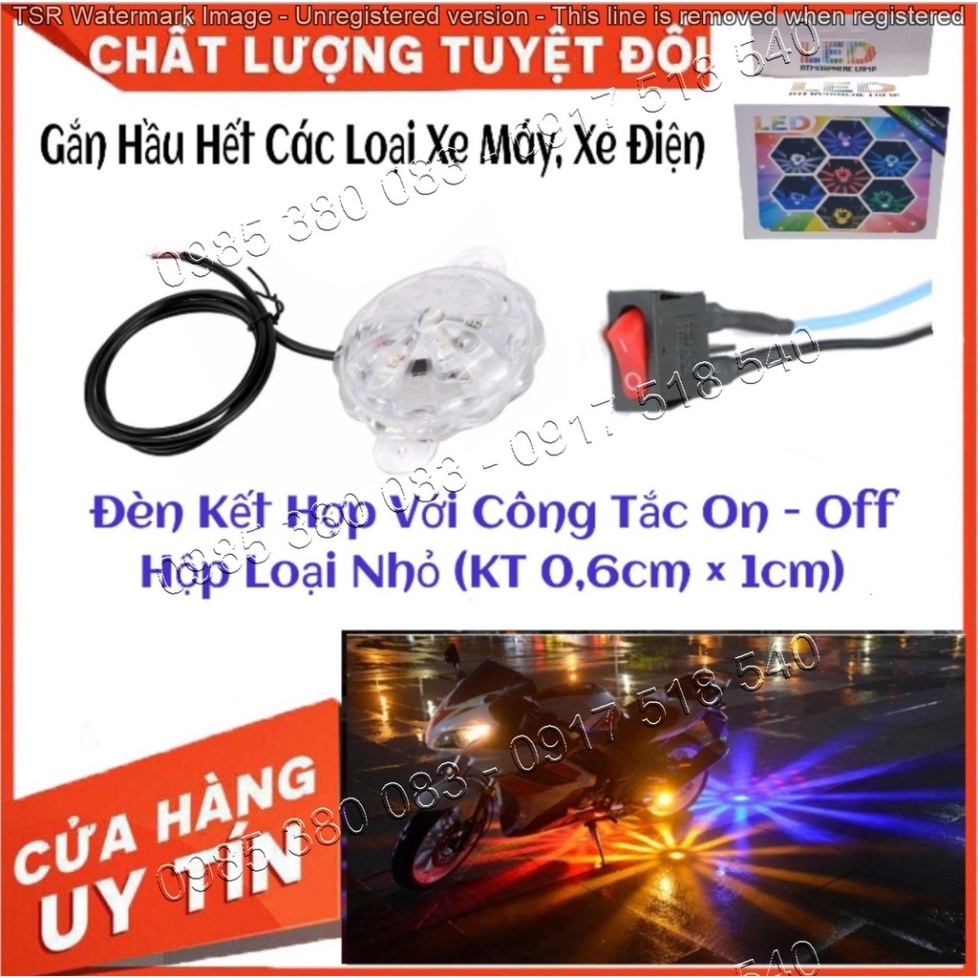 Đèn Led Gầm Xe Trang Trí Gầm Xe Máy Tự Động Đổi Màu 7 Màu Với 3 Chế Độ Sáng Chống Nước Tuyệt Đối (Ảnh Sp Thật)