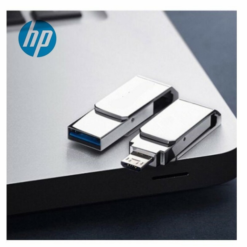 HP Original 2TB 1TB 512GB 256GB USB Flash Ổ đĩa kim loại quay OTG Flash Disk Điện thoại di động chống nước Ổ đĩa flash U Disk