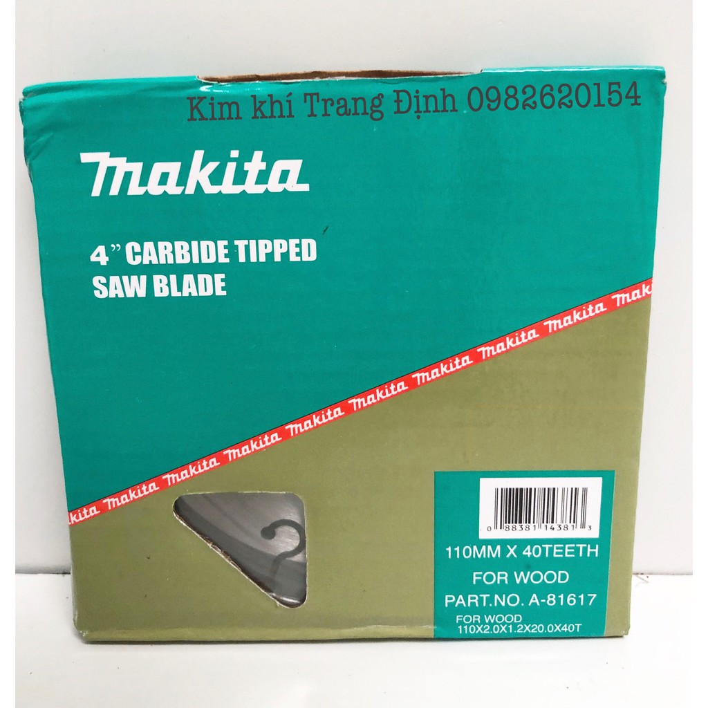 Lưỡi cắt gỗ MAKITA 100mm