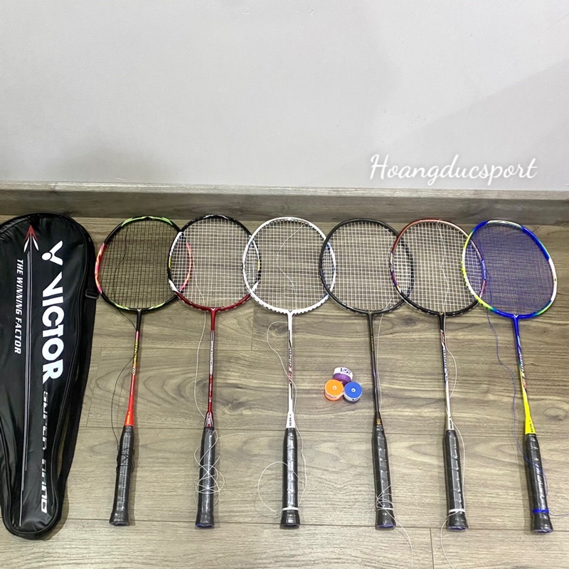 Vợt cầu Lông VICTOR chính hãng khung Cacbon (TẶNG 1 LẦN CĂNG CƯỚC VÀ QUẤN CÁN)