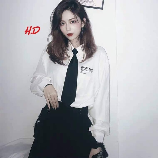 Áo sơ mi Ghost Girl cá tính HDA0919