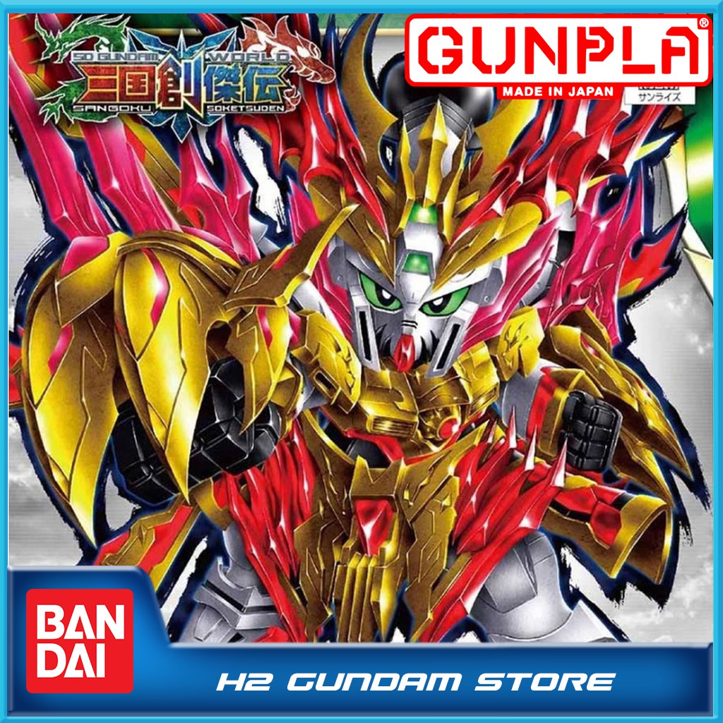 Mô hình Bandai SD Yan Huang Zhang Fei God Gundam (Trương Phi Hoàng Đế)