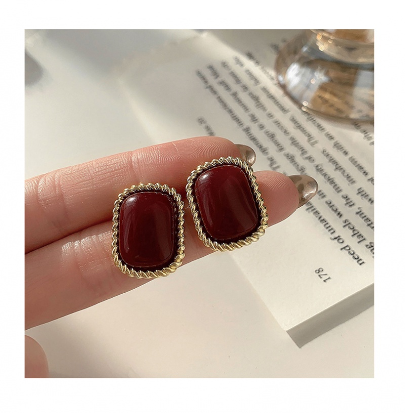 Khuyên Tai Thời Trang Phong Cách Retro Hàn Quốc