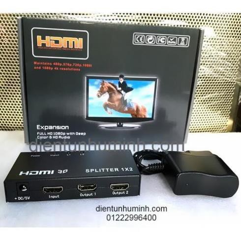 Bộ chia HDMI 1 ra 2 mạch to loại tốt