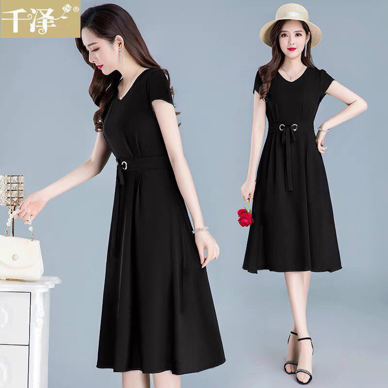 Đầm poly 2 da cực sang dành cho chị em