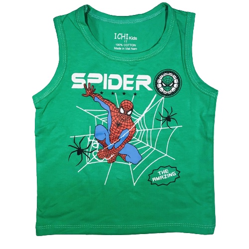 Áo thun bé trai, áo ba lỗ bé trai chất cotton, nhiều màu từ 10-15kg