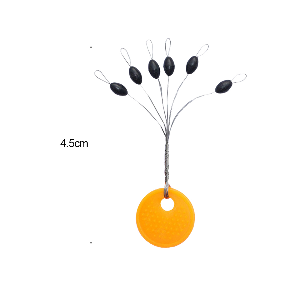 Bộ 60 Phao Câu Cá Hình Trụ 6 Trong 1