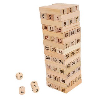 Hộp gỗ rút 48 thanh size lớn đồ chơi gỗ