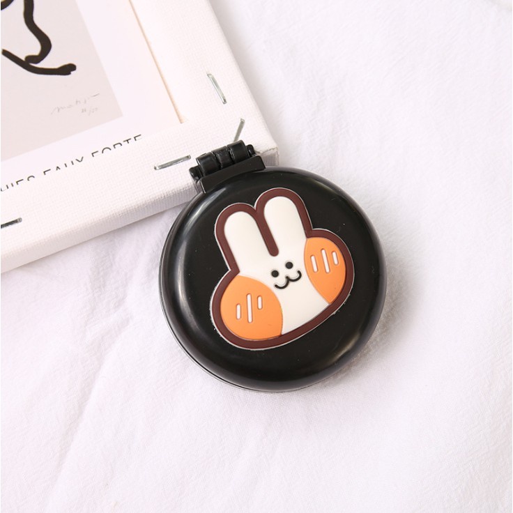 Gương Kèm Lược Gấp Gọn Mini Dễ Thương