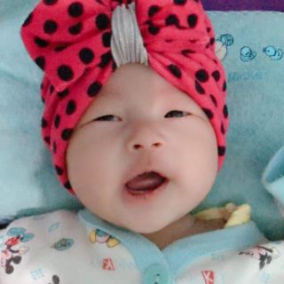 Mũ turban cho bé