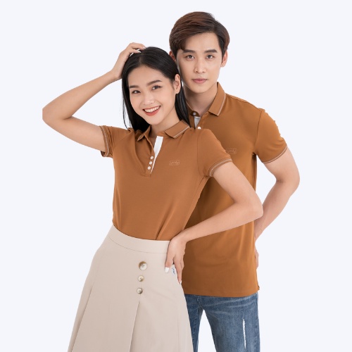 Áo thun Polo Nữ YODY có cổ tay ngắn chất liệu cotton Coolmax Lacoste thoáng mát mềm mịn APN3516