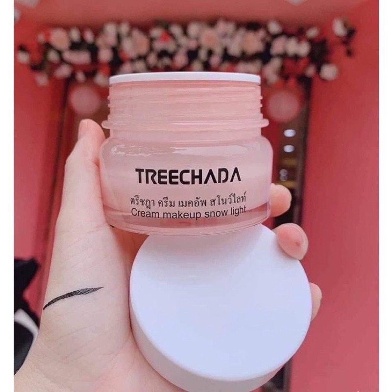 KEM MAKEUP NÂNG TONE + DƯỠNG DA + CHỐNG NẮNG TREE CHADA 50G