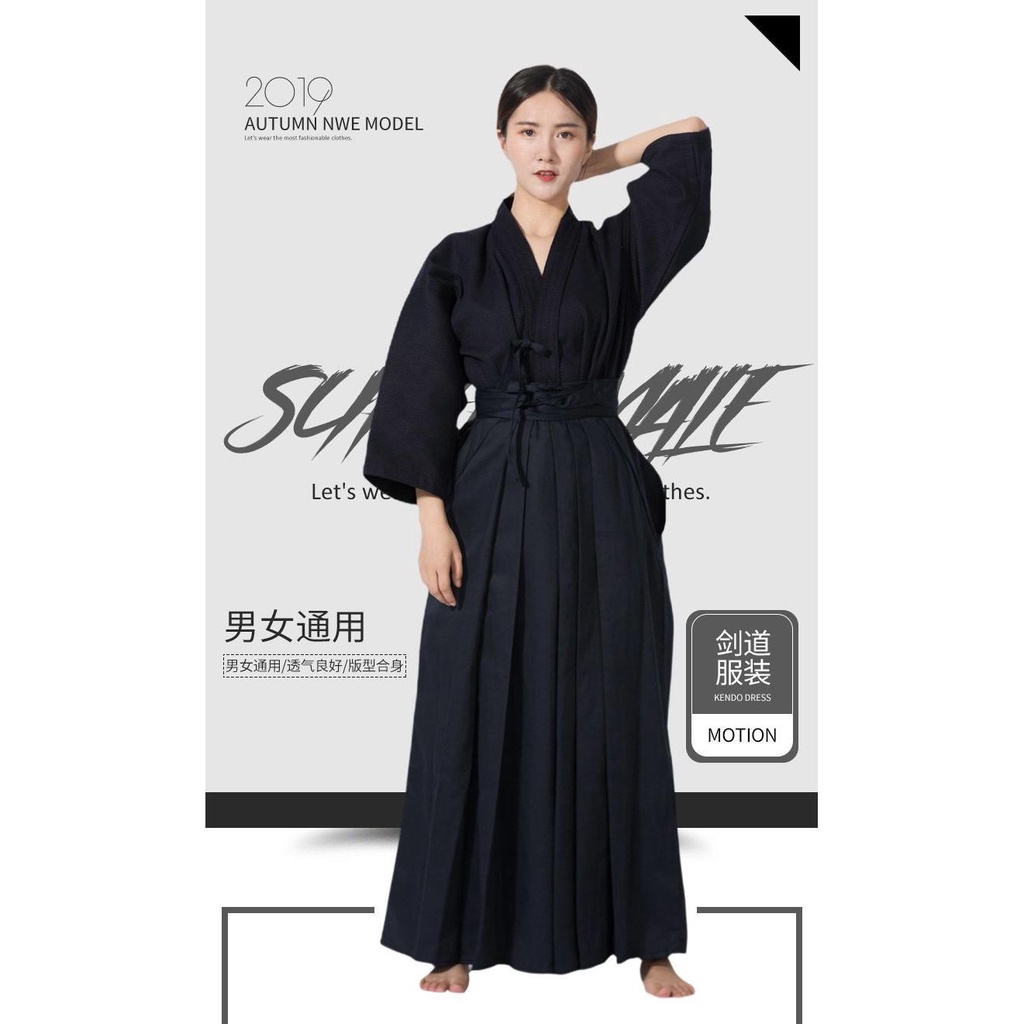 Bộ Quần Áo Kendo Cotton Phong Cách Nhật Bản Thời Trang Mùa Hè Cho Nam Nữ
