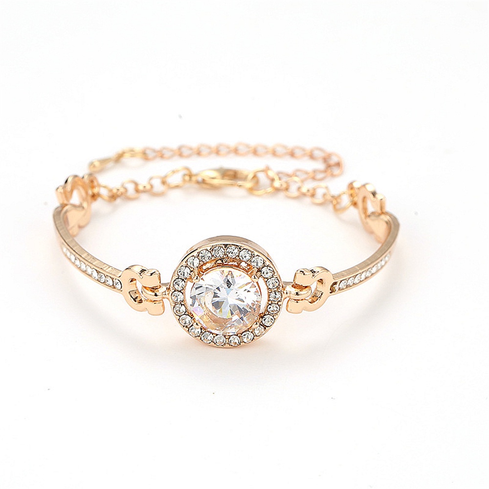 Vòng Tay Đính Đá Zircon Thời Trang Cho Nữ