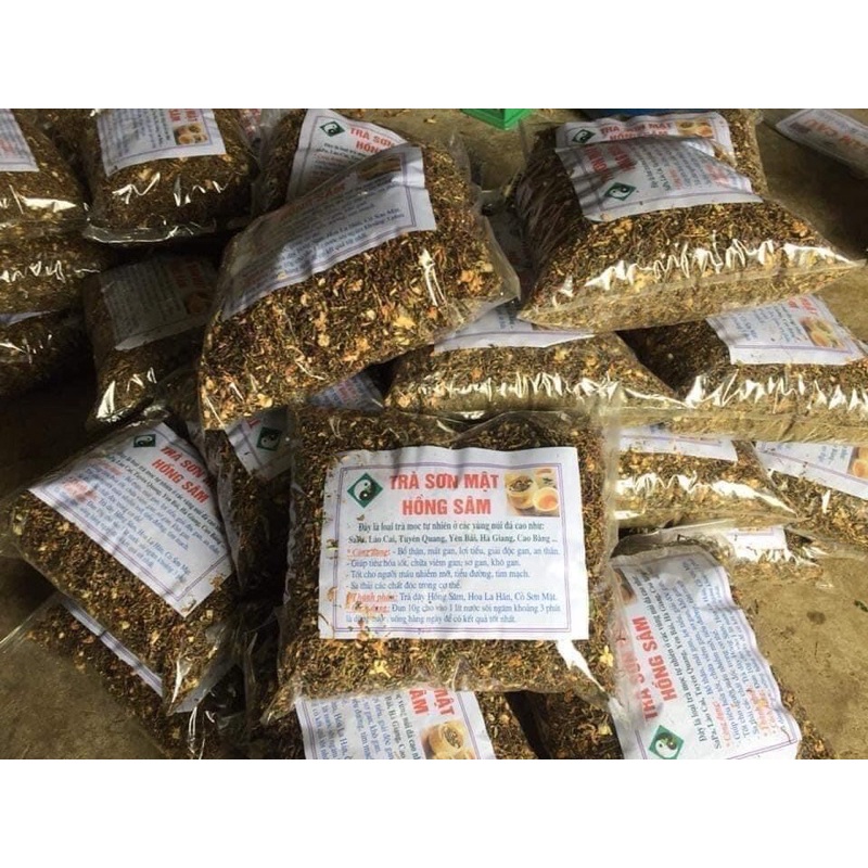 1kg Trà Sơn mật Hồng sâm loại siêu thơm ngọt mát