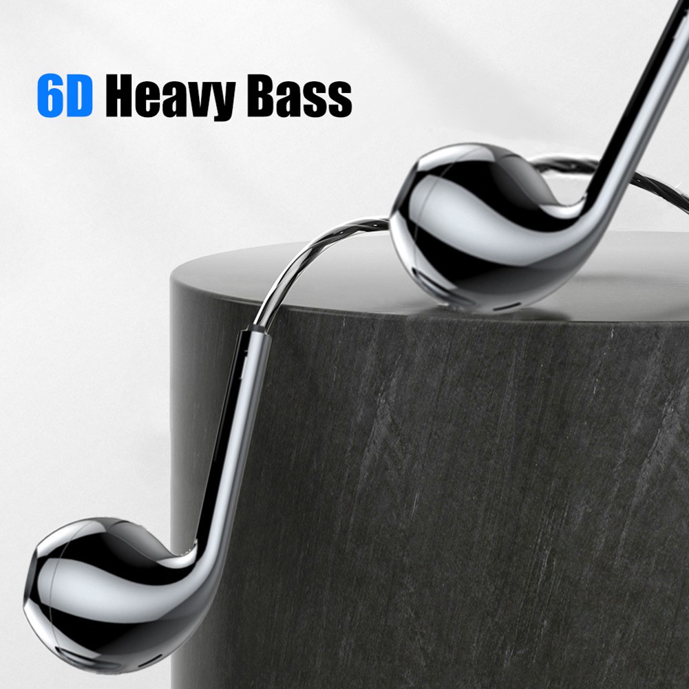 Tai nghe nhét trong âm thanh nổi mega bass thể thao có micrô