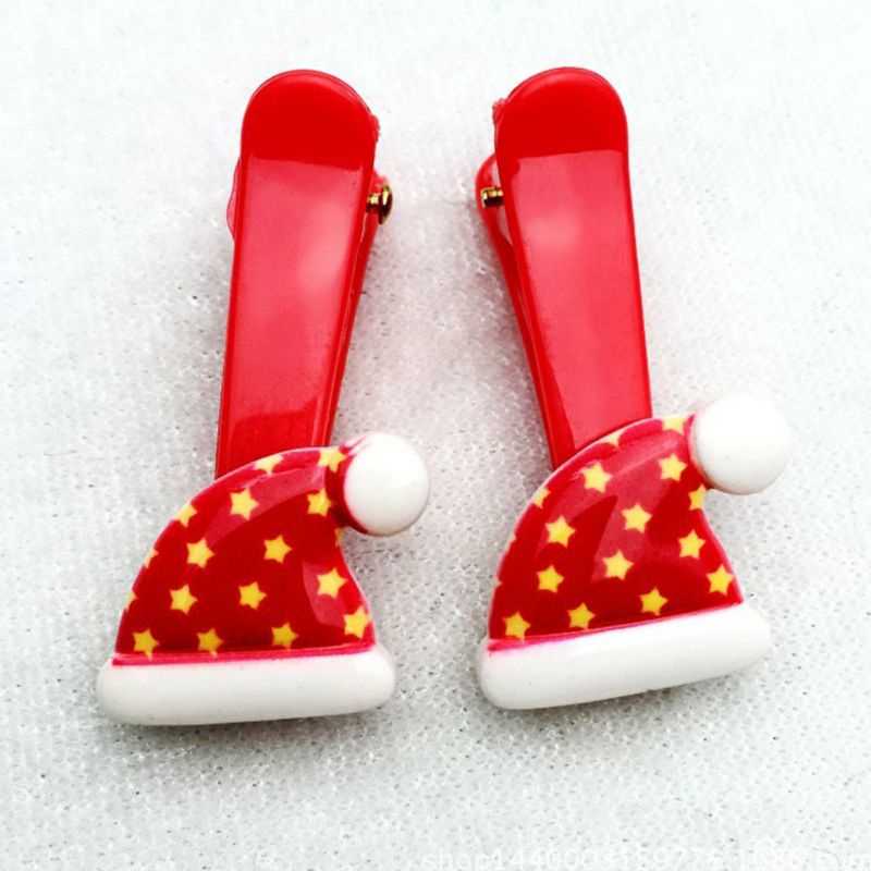 1 Kẹp Tóc Phong Cách Giáng Sinh Dễ Thương Cho Bé