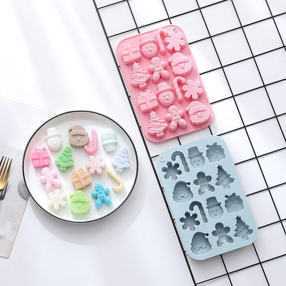 Khuôn Silicone Làm Xà Phòng / Sô Cô La Chủ Đề Giáng Sinh