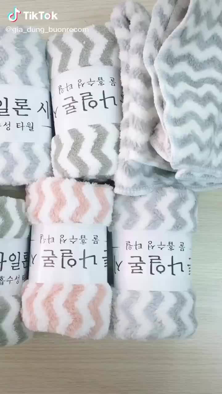 Khăn mặt kẻ sọc lông cừu hàn quốc giá rẻ hàng chất lượng cao bokisd.store | BigBuy360 - bigbuy360.vn