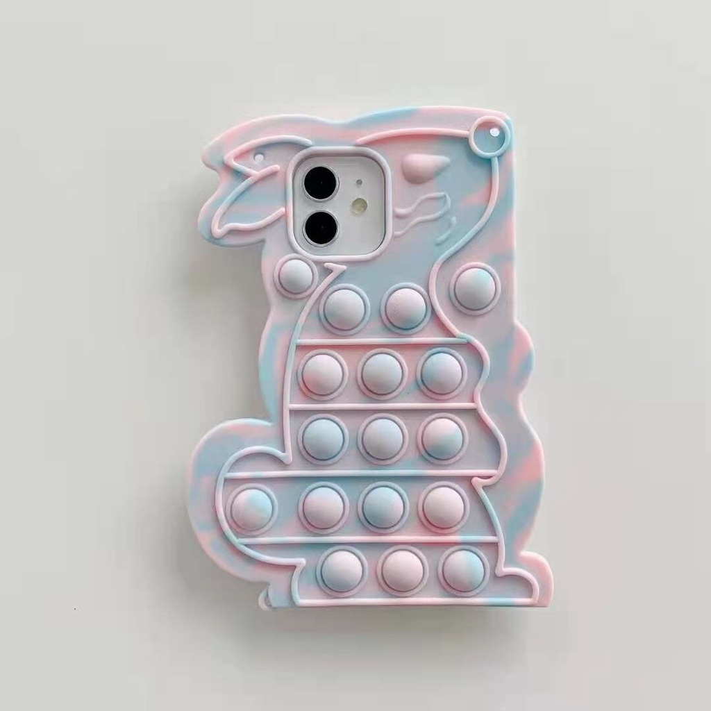 Ốp Điện Thoại Silicon Hình Thỏ 3d Cho Samsung Galaxy A12 A51 A21 A71 A20 A30 A50 A32 A31 A10E