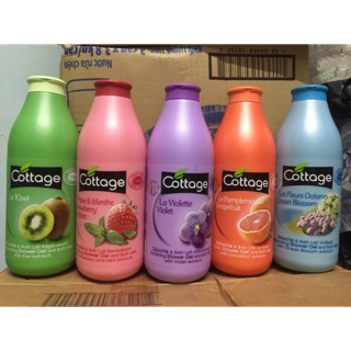 Sữa tắm trắng da Cottage 750ml của Pháp