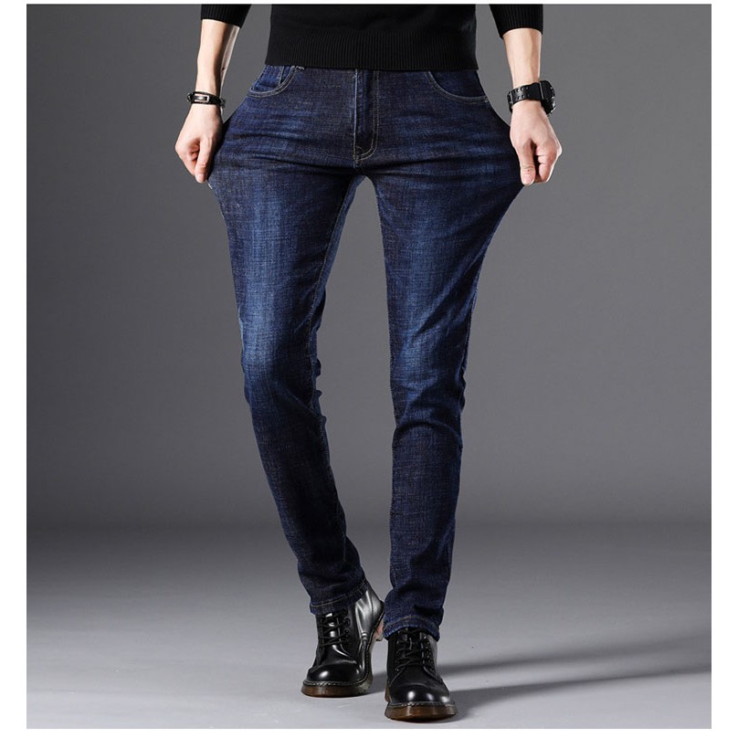 Quần jean nam màu đen trơn♻️FREESHIP♻️chuẩn đẹp chất vãi co giãn hàng VNXK