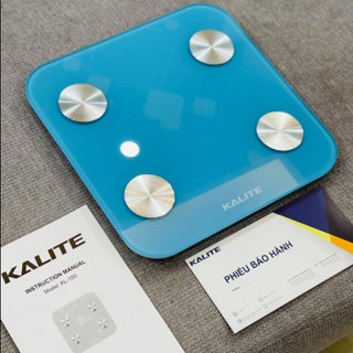 Cân điện tử thông minh Kalite KL 150, kết nối Bluetooth với điện thoại, đo các chỉ số của cơ thể